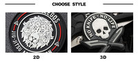 Parches de PVC y Goma Personalizados con Diseño Floral Textil, Termoadhesivos/para Coser, Reflectantes, de Seguridad, con Relieve 3D para Gorras