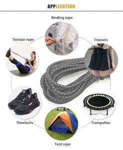 High Strength Elastic Rope 1mm 2mm 3mm 4mm 5mm Tensile Round Woven Elastic <b>Cord</b> - Product Image 6