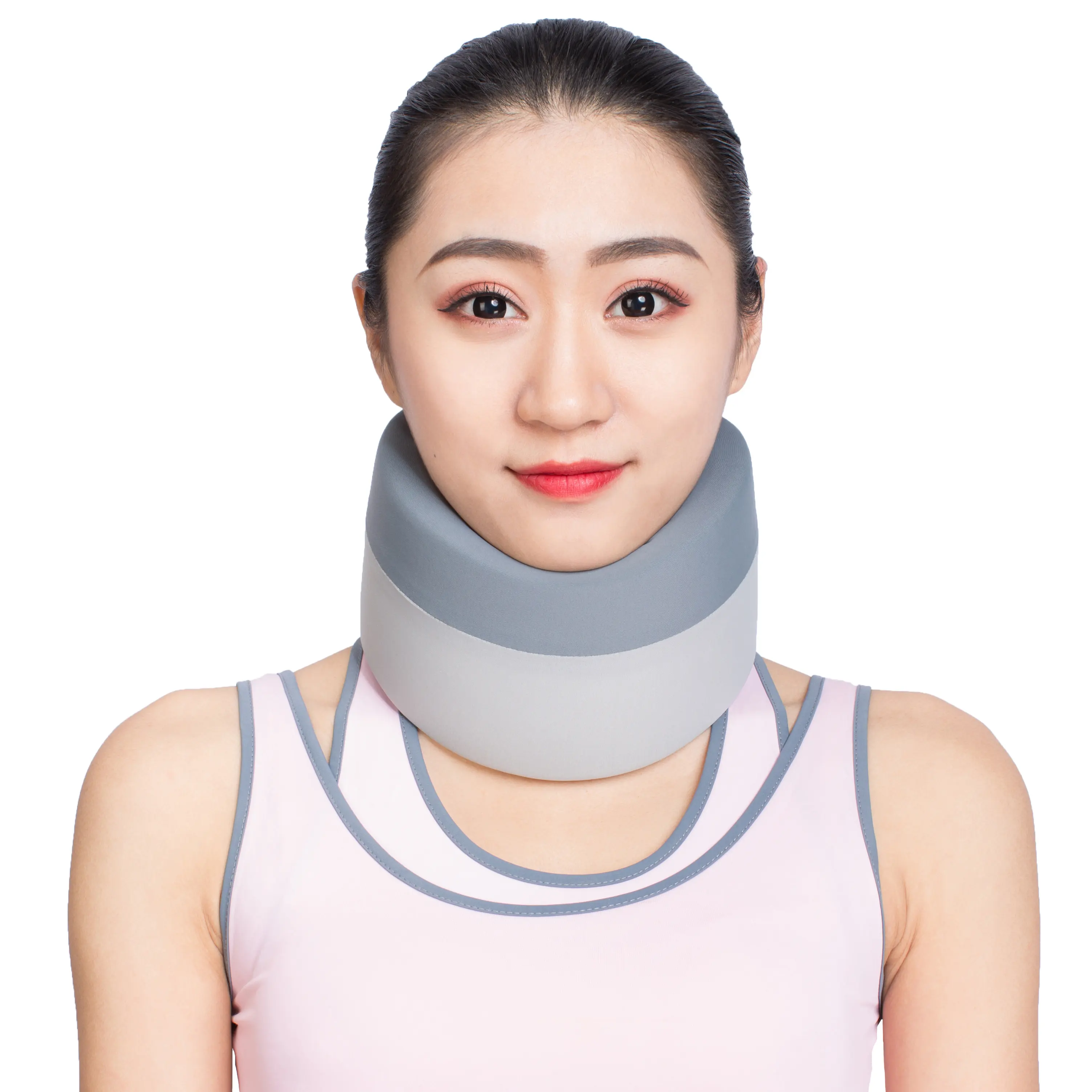 Colar Cervical Espuma Macia Ortopédica Respirável Pescoço Brace Suporte Pescoço Dor Alívio Cervical Brace