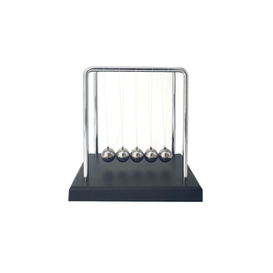 Classic Home Office Decor Fisica <span class=keywords><strong>di</strong></span> <span class=keywords><strong>Newton</strong></span> Culla Balance Balls palla altalena Con Base In Legno - Product Image 1