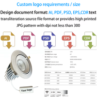 Foco empotrable COB impermeable Leimai, luz LED de techo ajustable de color blanco cálido, downlight LED CCT empotrable