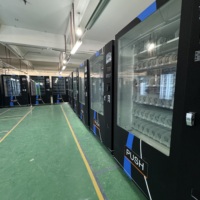Grand Distributeur Automatique de Snacks, Distributeur Automatique à Monnayeur pour Bouteilles d'Eau et Boissons, Machine Expendedora