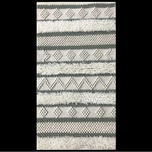 Wholesale Reversible Moroccan Boho Rug Kilim White Cotton Woven Long <b>Runner</b> for Home Decor Office Handmade <b>Washable</b> Outdoor - Product Image 4