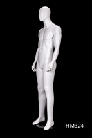 Mannequin de présentation homme en fibre de verre de haute qualité, corps entier, avec support réglable, pour vêtements, MEIZI HM324