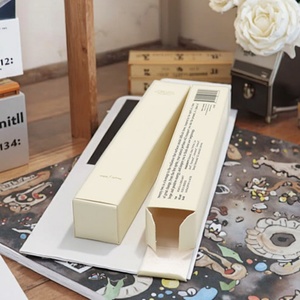 Eco Friendly Custom Logo Printed Rigid Cardboard Kraft Box Card <b>Small</b> Box Carton Perfume Lipstick Packaging <b>Boxes</b> Cosmetic Paper - Product Image 2