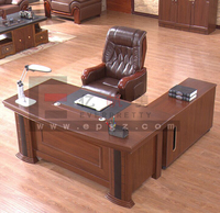 Mobilier de bureau Design moderne Boss Office Table and Chair Table de travail avec chaise pour manager