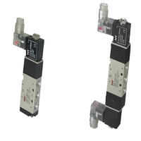 Vanne pneumatique à solénoïde simple 5/2 voies série STNC TG25, corps en aluminium anodisé, bobine en cuivre émaillé pour contrôle d'automatisation