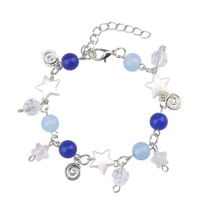 Bracelet tendance Y2K bleu, style 'Hit Me Hard and Soft', en alliage (zinc) - Product Image 1