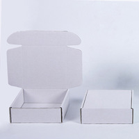 Boîte d'emballage en carton ondulé personnalisée de luxe pliable écologique pour vêtements, chaussures, sous-vêtements, cadeaux, expédition