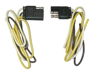 3 cách phẳng hoàn thành Trailer kết nối là 12 inch dài với 18 đo dây Cáp khai thác - Product Image 1