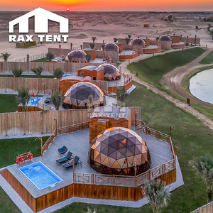 8m geodome Glass Dome Nhà lều cho glamping Pods và sa mạc cắm trại khách sạn - Product Image 2