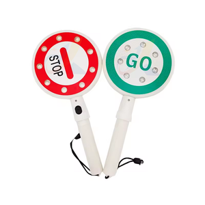 مصباح إشارة تحذير محمول ليد أحمر أخضر عالي الجودة يعمل بالبطارية - Product Image 4