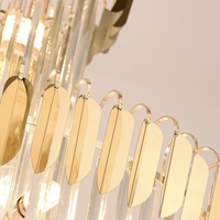 Nouveau lustre suspendu moderne en cristal, produit de luxe, design moderne, éclairage d'intérieur, luminaire décoratif de plafond, idéal pour une entrée, un hôtel ou un couloir
