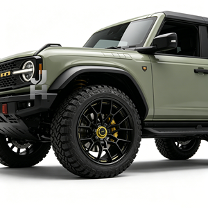 ล้อขนาด 18 19 20 22 นิ้ว 6061-T6 แบบ 1 หรือ 2 ชิ้น 5x114.3 ล้อฟอร์จสีดำซาติน สำหรับล้อ ZR1 Z06 C8 CL2-M70 - Product Image 5