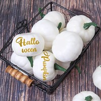 Mini citrouilles artificielles en mousse pour la récolte d'automne, Thanksgiving, Noël, Pâques, Halloween, la remise des diplômes – Écologiques et de haute qualité