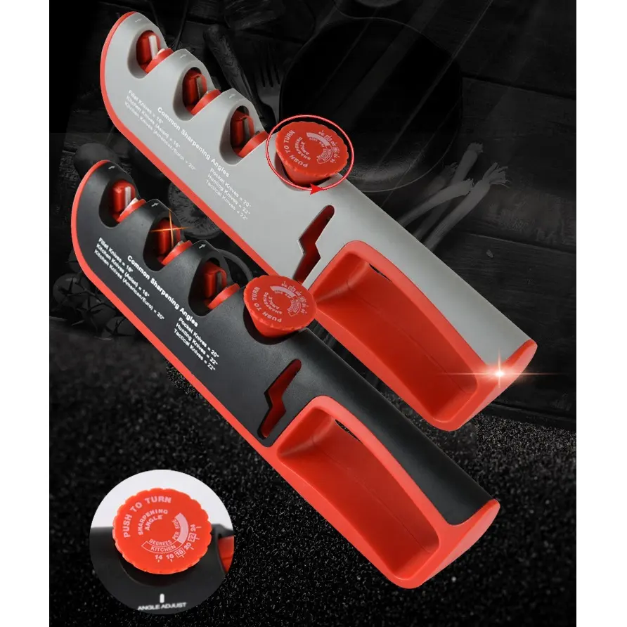 3-я ступенями с регулируемым углом наклона домашний кухонный нож точилка для заточки ножей и ножницы
