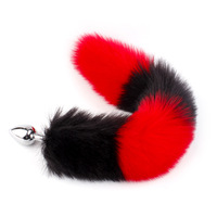 Juguete Artificial de cola de zorro, Tapón de Inserción Anal de piel falsa, tapón para el ano, juego fetiche sexual para adultos para hombres y mujeres, pareja