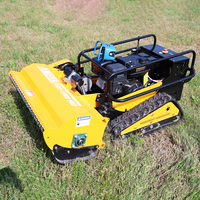 Tondeuse à gazon robotisée télécommandée à chenilles, certifiée CE EPA, pour l'agriculture et l'entretien des pentes