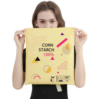 Enveloppes en poly éco-mailing imprimées sur mesure Enveloppes en plastique compostables biodégradables Sacs postaux en poly pour courrier d'expédition