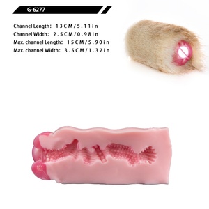 Masturbador Masculino GEEBA de Bolsillo con Vagina de Silicona Suave y Peluche, Vagina de Fantasía para Hombres - Product Image 4