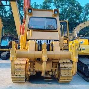 รถดันดินตีนตะขาบ Caterpillar D6D มือสองจากญี่ปุ่นแท้ เครื่องยนต์ CAT 3306 รถดันดินขนาดกลาง พร้อมริปเปอร์ สำหรับงานก่อสร้างปรับระดับพื้นดิน - Product Image 6