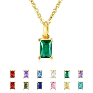 Màu xanh lá cây ngọc lục bảo Vòng cổ Irish đồ trang sức Mutil đá quý quyến rũ Baguette kim cương đồ trang sức <span class=keywords><strong>Ruby</strong></span> đá tự nhiên - Product Image 3