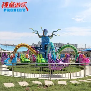 Carnival Kiddie Ride Ocean Theme Park Amusement Ride Rotary Big Octopus