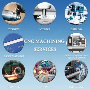 Maufcaturer tùy chỉnh CNC gia công chính xác phay biến các bộ phận gia công nhôm anodized CNC