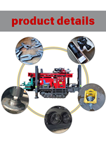 ZHIZUAN Rig de forage de puits d'eau portable à air DTH avec moteur, profondeur de forage de 100m à 300m, diamètre de 60mm, garantie 1 an