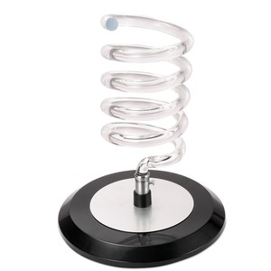 Dongpin Beauty Hair Dryer <b>Stand</b> <b>Crystal</b> Ring Holder Stainless Steel Modern Simple Design For Salon Hotel Home Bathroom - Product Image 3