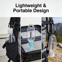 Vente en gros de vaporisateur en plastique PET PETG transparent et pratique écologique 30ml 50ml 60ml 75ml d'alcool