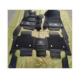 Tapis de voiture en cuir coréen rouge Xiangta Designer, 12 mm d'épaisseur, pour Jazz Tiguan CR-V, ensemble de 7 pièces, toutes saisons, haute qualité - Product Image 5