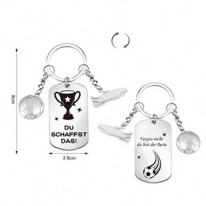 Llavero de Aleación de Zinc con Diseño Vintage del Campeón de la Copa Mundial de Fútbol, Ligero, Personalizable, Portátil, para Fanáticos del Fútbol - Product Image 3