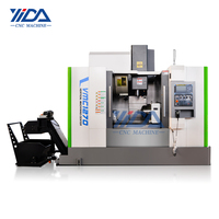 Centre d'usinage vertical CNC à 3 axes de haute précision, machine de fraisage CNC en métal VMC1270, système FANUC