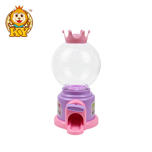 Hot Bán Màu Hồng Vương Miện Hình Dạng Gumball Dispenser Máy Đồ Chơi Với <span class=keywords><strong>Mini</strong></span> Kẹo Bóng Cho Cô Gái Của Đảng - Product Image 2