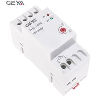Interruptor de Tiempo con Sensor de Control de Luz GEYA, Control Electrónico de Encendido/Apagado, Control de Iluminación