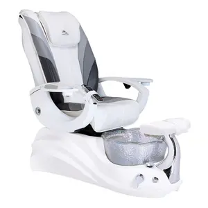 Lüks Salon ayak Spa pedikür koltuğu uzanmış güzellik Spa elektrikli pedikür sandalye uzaktan kumanda ile