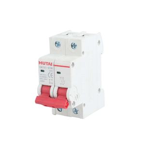 MUTAI Fabricant AC Mini électrique 230V 400V 10A 32A 40A 50A 63A MCB 1P 2P 3P 4P Disjoncteur miniature monophasé à trois voies - Product Image 3