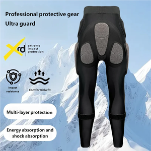 OSCR Segurança Esportiva Respirável Spandex Protetores De Esqui Anti-Queda Protetores De Joelho Quadril Desgaste Interno Ass Pad Equipamento De Esqui - Product Image 5