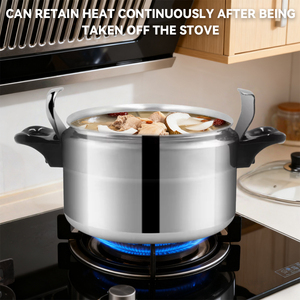 <span class=keywords><strong>Olla</strong></span> <span class=keywords><strong>a</strong></span> Presión Industrial Antiadherente de Aluminio de 3, 5, 7, 9, 11 y <span class=keywords><strong>15</strong></span> <span class=keywords><strong>Litros</strong></span> con Fondo Único para Sopa - Product Image 6