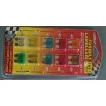 Fusibles para Automóvil, Tamaño Mediano, 10 Piezas Surtidas, Fusibles de Repuesto Eléctricos para Automóviles - Product Image 3