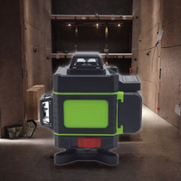 Niveau laser rotatif 4D 360 à 16 lignes de qualité industrielle et bricolage +/-1/16in 10ft précision 1000 ft portée statique utilisation extérieure/intérieure