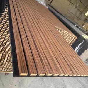 Panneau mural acoustique en bois de style design européen pour décoration intérieure Barrière <span class=keywords><strong>anti</strong></span>-<span class=keywords><strong>bruit</strong></span> et panneaux muraux insonorisés pour décoration intérieure - Product Image 1