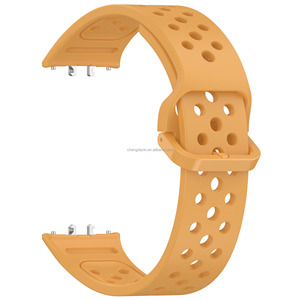 Bracelet de montre intelligent souple pour <span class=keywords><strong>Samsung</strong></span> <span class=keywords><strong>Fit</strong></span> 3 R390, bracelet de montre en caoutchouc respirant pour <span class=keywords><strong>Samsung</strong></span> <span class=keywords><strong>Galaxy</strong></span> <span class=keywords><strong>Fit</strong></span> 3, bracelet de montre en silicone - Product Image 3