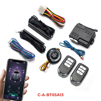 Système de démarrage et d'arrêt universel pour voiture avec bouton-poussoir, entrée sans clé, démarrage à distance via application mobile, alarme de voiture