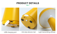 Lampe de table LED au design européen de luxe, sans fil, rechargeable par USB, lampe de bureau extérieure pour restaurant, café, terrasse