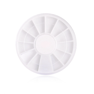 Boîte de rangement professionnelle pour décoration d'ongles à 12 compartiments, conteneur à roulettes en plastique détachable pour strass, accessoires de manucure et bijoux - Product Image 5
