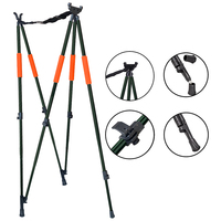 Support de tir en aluminium Bâton de tir à 4 pattes chasse 4 BÂTONS STABLES ULTIMATE CARBON QUAD SHOOTING STICKS