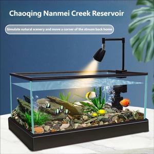 אקווריום שקוף קטן עד בינוני, מזכוכית אולטרה שקופה, איכותי, לבית, לסלון, למרפסת ולשולחן עבודה - Product Image 3