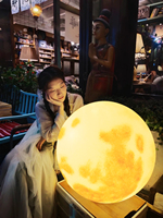 Lampe de lune décorative pour chambre à coucher lustres de salon lampes de table à manger de restaurant lampes solaires d'aménagement paysager de jardin